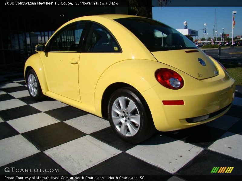 Sunflower Yellow / Black 2008 Volkswagen New Beetle S Coupe