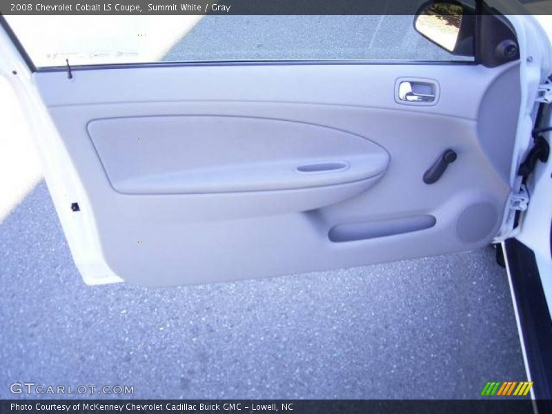 Summit White / Gray 2008 Chevrolet Cobalt LS Coupe