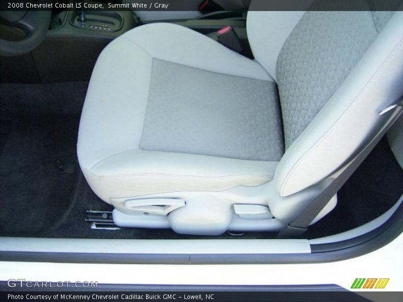 Summit White / Gray 2008 Chevrolet Cobalt LS Coupe