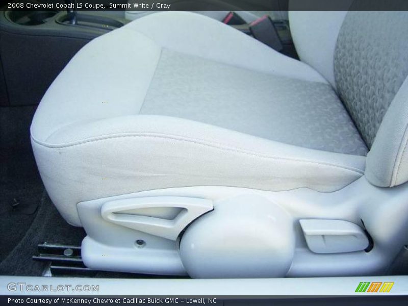 Summit White / Gray 2008 Chevrolet Cobalt LS Coupe