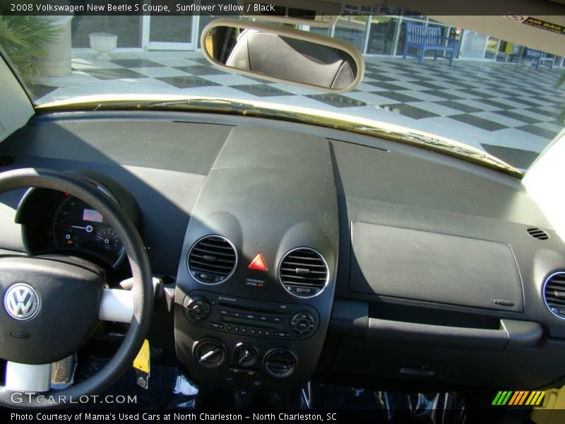 Sunflower Yellow / Black 2008 Volkswagen New Beetle S Coupe