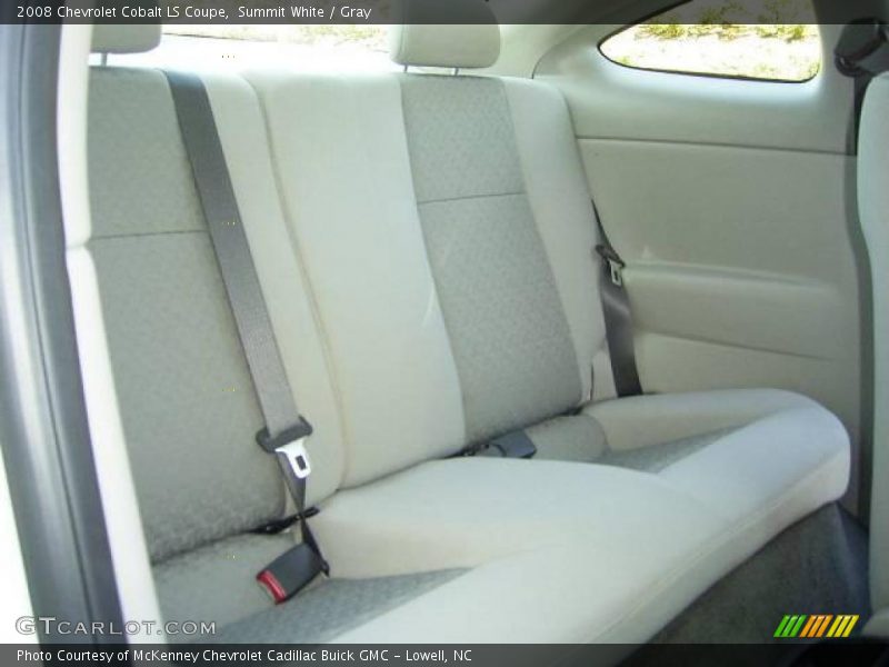 Summit White / Gray 2008 Chevrolet Cobalt LS Coupe