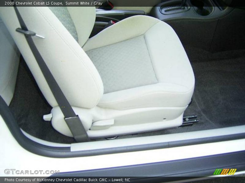 Summit White / Gray 2008 Chevrolet Cobalt LS Coupe