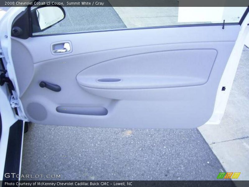 Summit White / Gray 2008 Chevrolet Cobalt LS Coupe