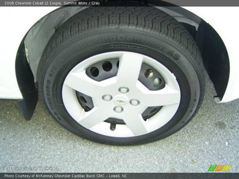 Summit White / Gray 2008 Chevrolet Cobalt LS Coupe