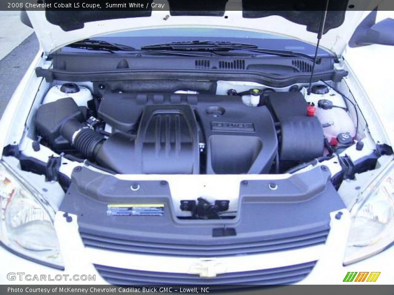 Summit White / Gray 2008 Chevrolet Cobalt LS Coupe
