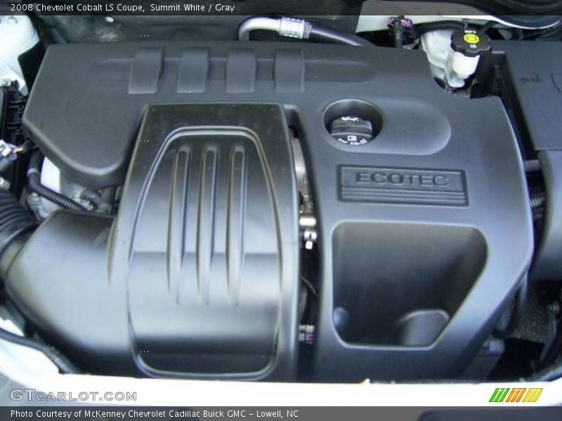 Summit White / Gray 2008 Chevrolet Cobalt LS Coupe