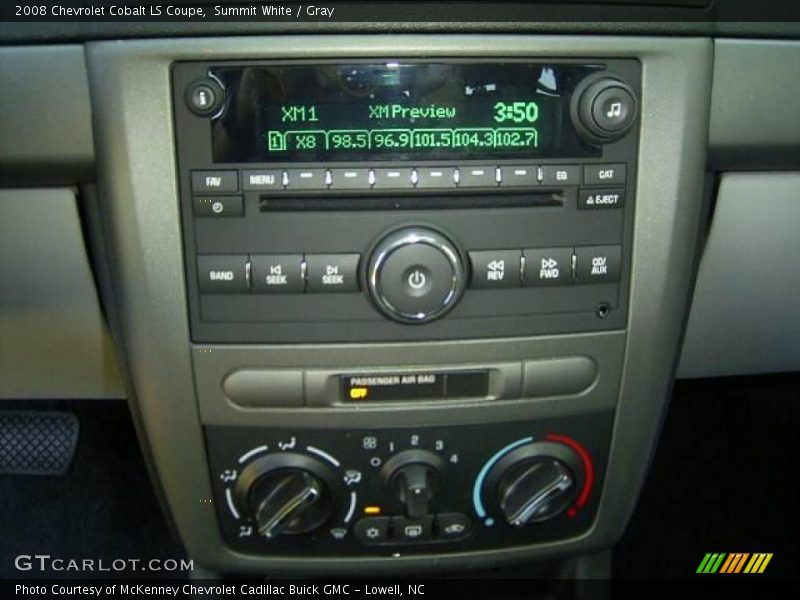 Summit White / Gray 2008 Chevrolet Cobalt LS Coupe