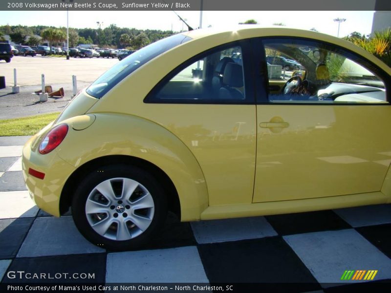 Sunflower Yellow / Black 2008 Volkswagen New Beetle S Coupe