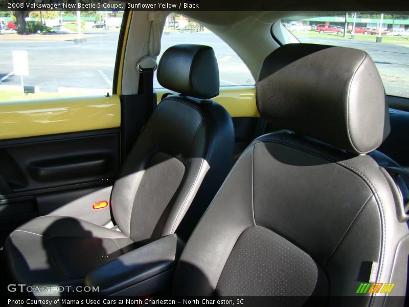 Sunflower Yellow / Black 2008 Volkswagen New Beetle S Coupe