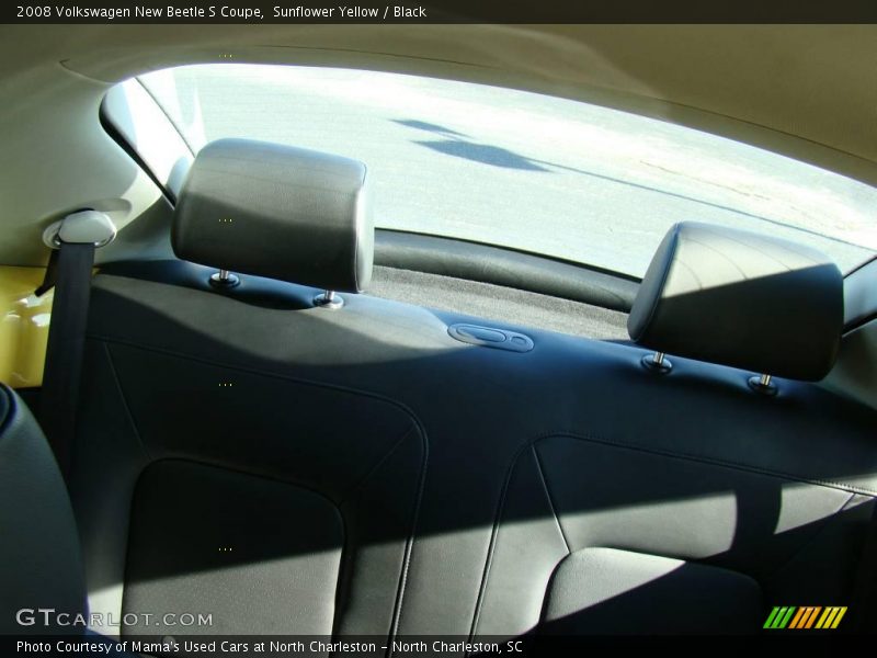 Sunflower Yellow / Black 2008 Volkswagen New Beetle S Coupe