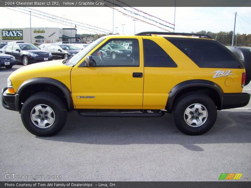 Yellow / Graphite Gray 2004 Chevrolet Blazer LS ZR2