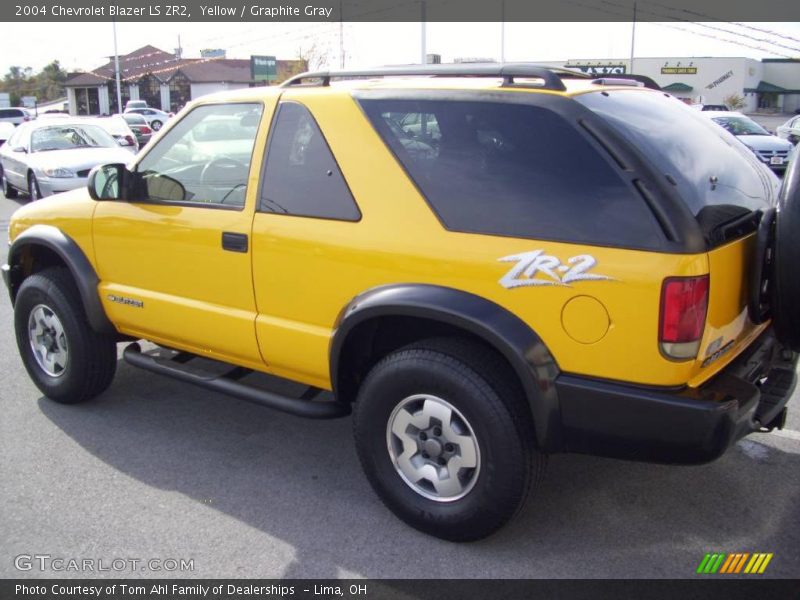Yellow / Graphite Gray 2004 Chevrolet Blazer LS ZR2