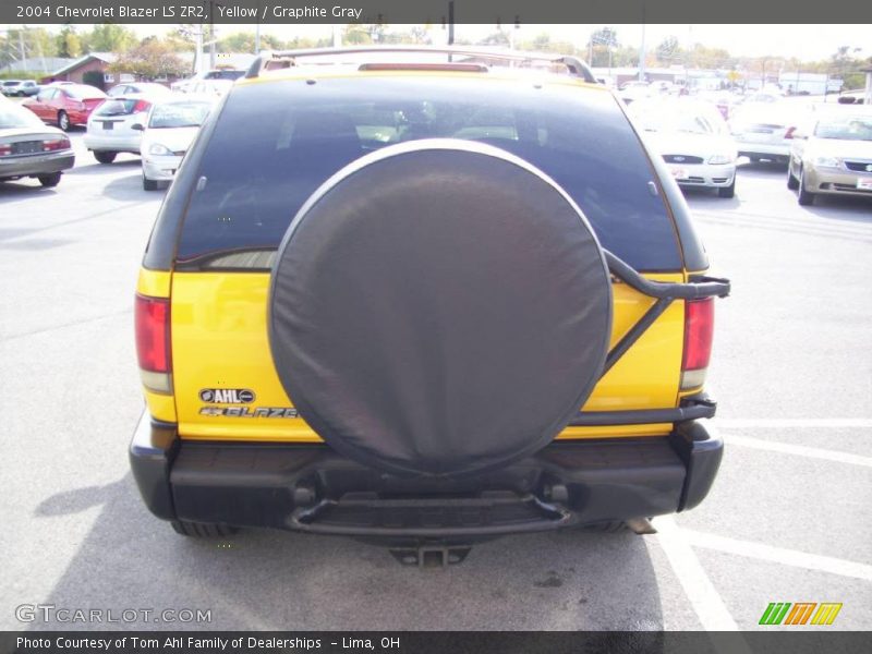 Yellow / Graphite Gray 2004 Chevrolet Blazer LS ZR2