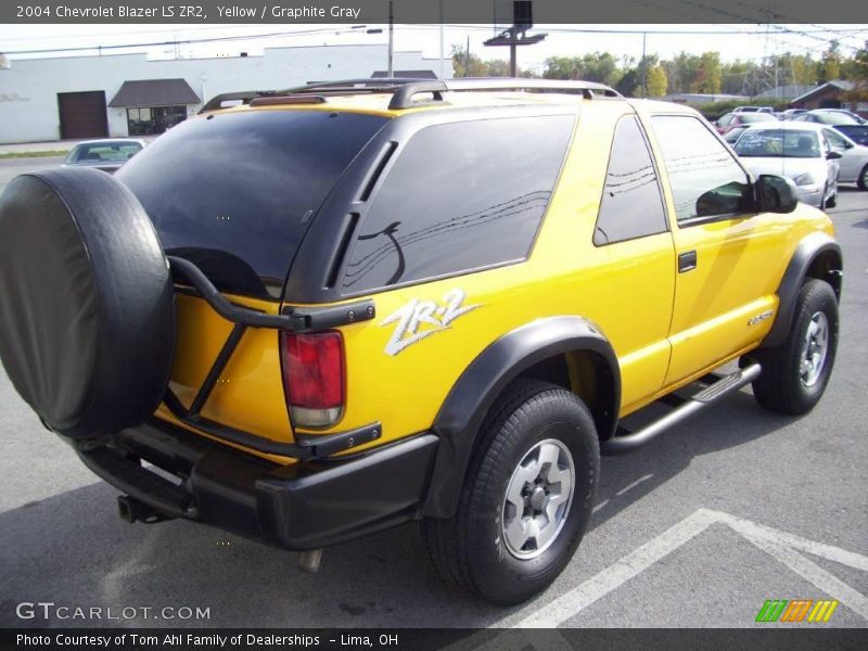 Yellow / Graphite Gray 2004 Chevrolet Blazer LS ZR2