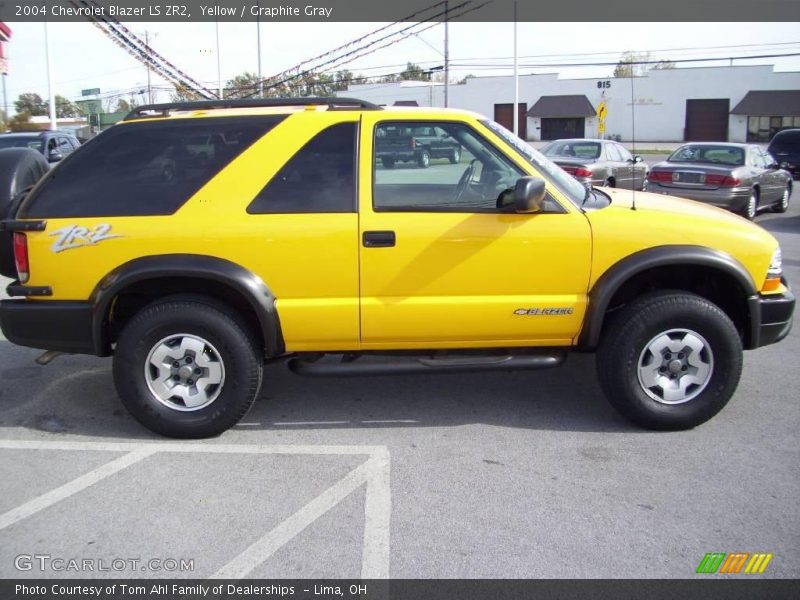 Yellow / Graphite Gray 2004 Chevrolet Blazer LS ZR2