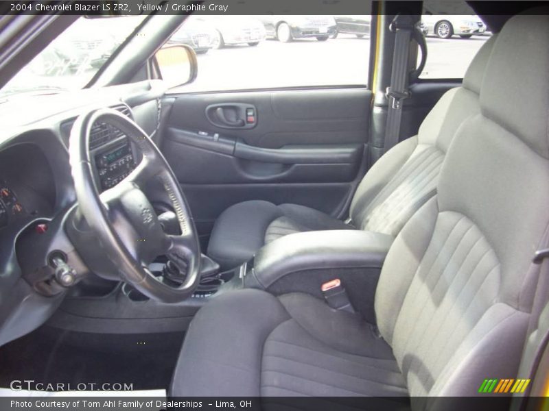 Yellow / Graphite Gray 2004 Chevrolet Blazer LS ZR2