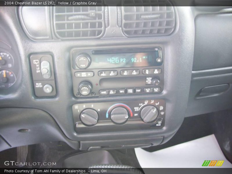 Yellow / Graphite Gray 2004 Chevrolet Blazer LS ZR2