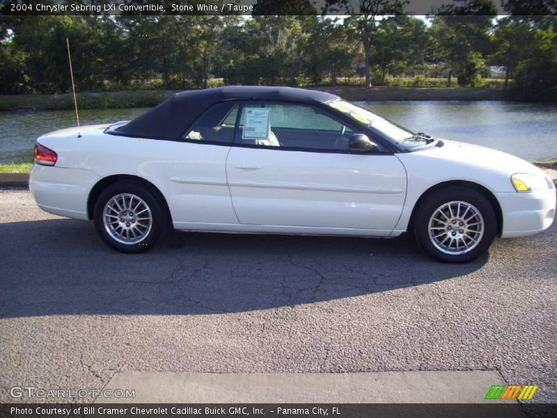Stone White / Taupe 2004 Chrysler Sebring LXi Convertible