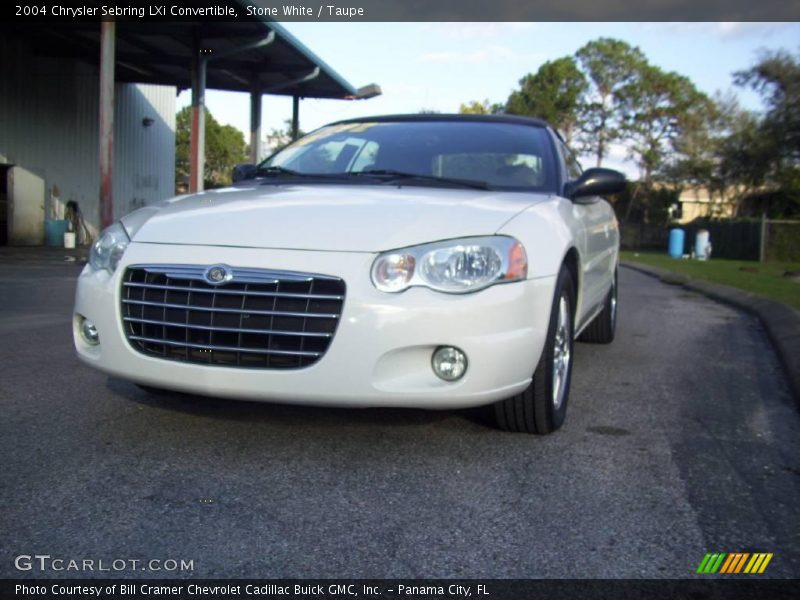 Stone White / Taupe 2004 Chrysler Sebring LXi Convertible