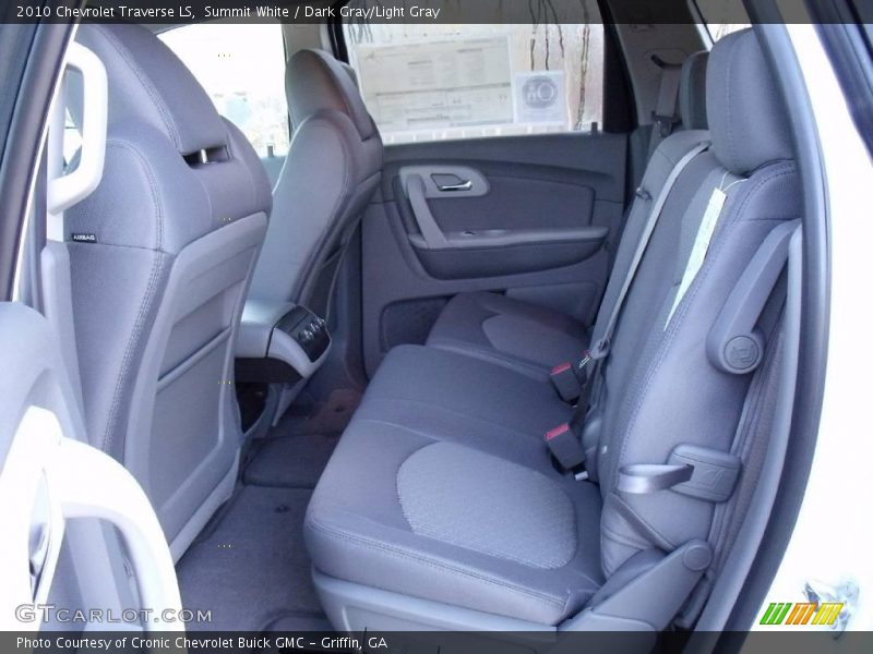 Summit White / Dark Gray/Light Gray 2010 Chevrolet Traverse LS