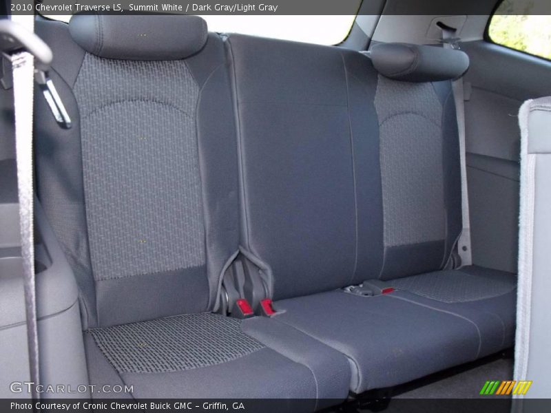 Summit White / Dark Gray/Light Gray 2010 Chevrolet Traverse LS