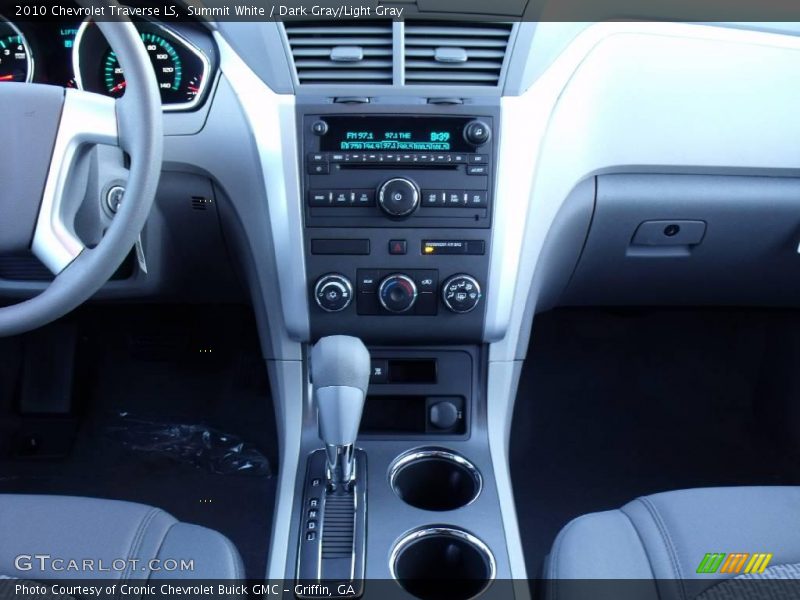 Summit White / Dark Gray/Light Gray 2010 Chevrolet Traverse LS