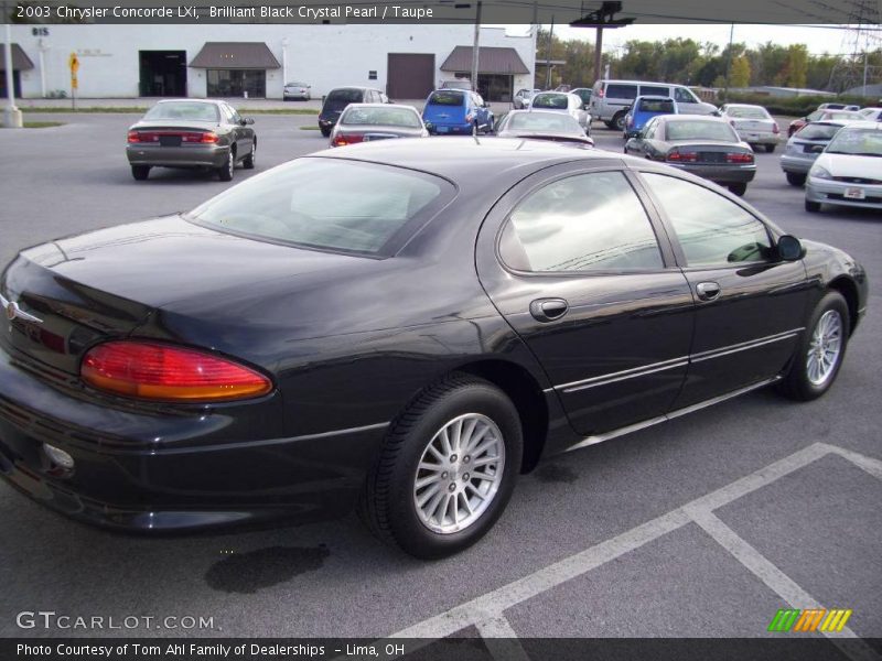 Brilliant Black Crystal Pearl / Taupe 2003 Chrysler Concorde LXi