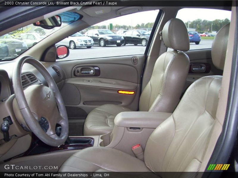 Brilliant Black Crystal Pearl / Taupe 2003 Chrysler Concorde LXi