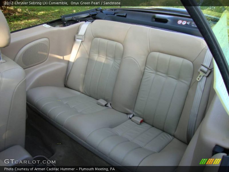 Onyx Green Pearl / Sandstone 2002 Chrysler Sebring LXi Convertible