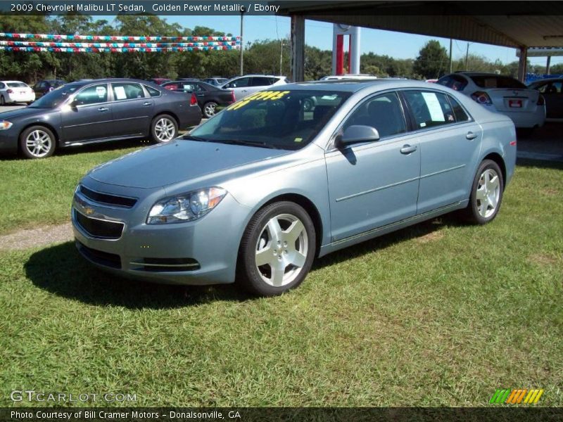 Golden Pewter Metallic / Ebony 2009 Chevrolet Malibu LT Sedan