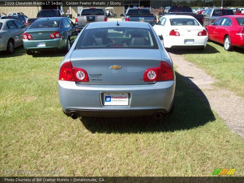Golden Pewter Metallic / Ebony 2009 Chevrolet Malibu LT Sedan