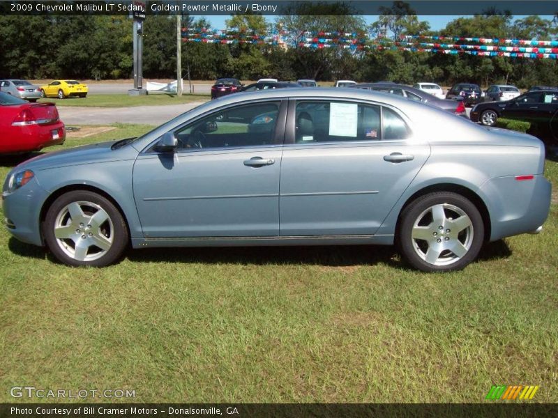 Golden Pewter Metallic / Ebony 2009 Chevrolet Malibu LT Sedan