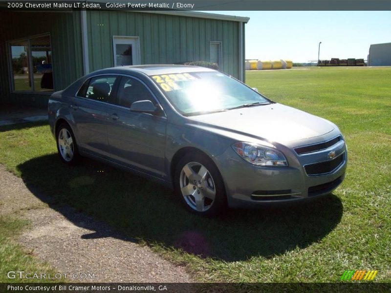 Golden Pewter Metallic / Ebony 2009 Chevrolet Malibu LT Sedan