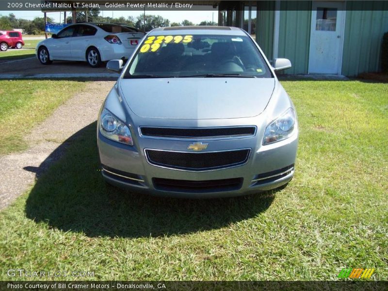 Golden Pewter Metallic / Ebony 2009 Chevrolet Malibu LT Sedan