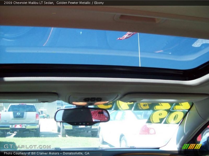 Golden Pewter Metallic / Ebony 2009 Chevrolet Malibu LT Sedan