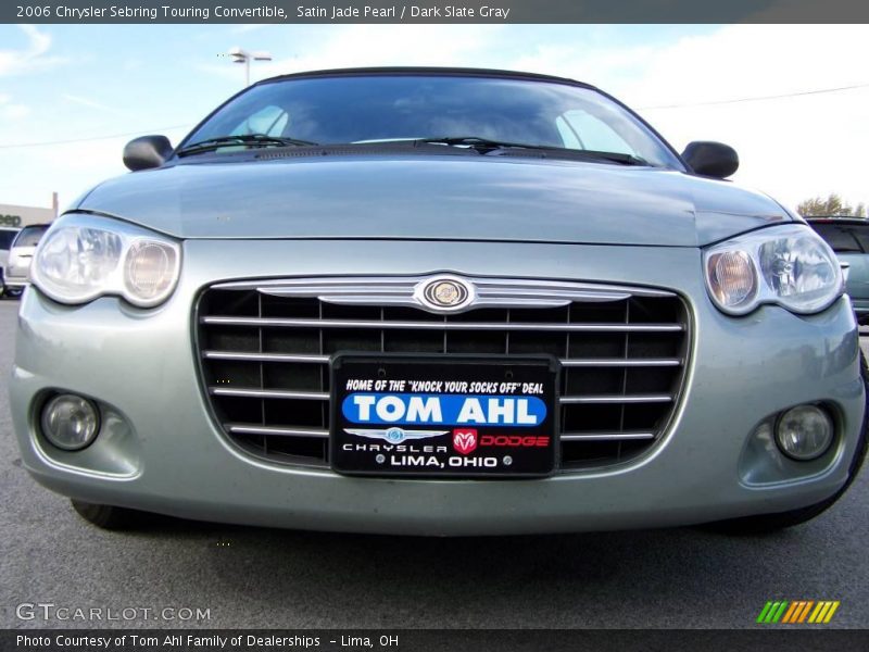 Satin Jade Pearl / Dark Slate Gray 2006 Chrysler Sebring Touring Convertible