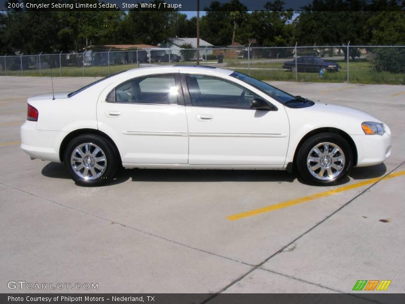 Stone White / Taupe 2006 Chrysler Sebring Limited Sedan