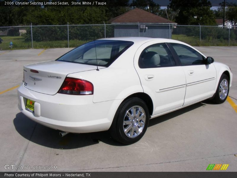 Stone White / Taupe 2006 Chrysler Sebring Limited Sedan