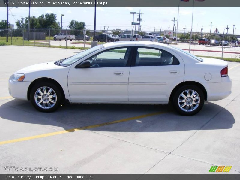 Stone White / Taupe 2006 Chrysler Sebring Limited Sedan