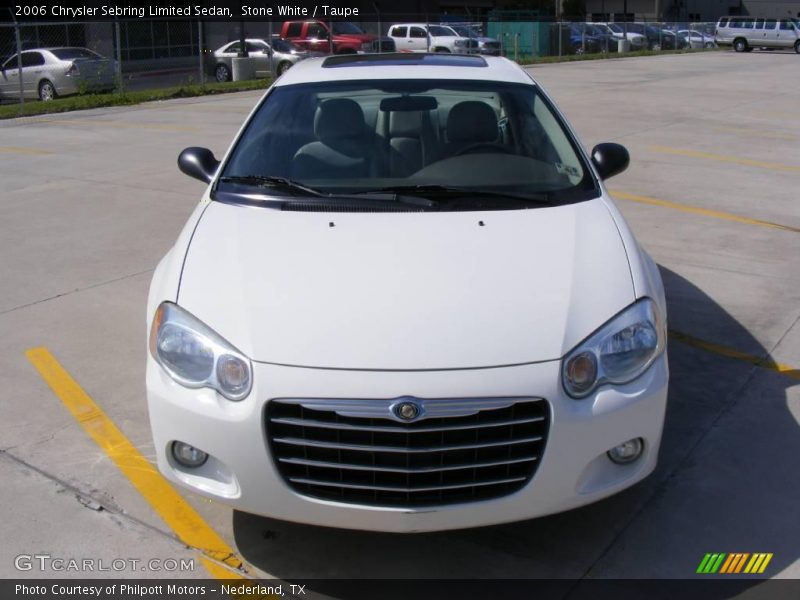 Stone White / Taupe 2006 Chrysler Sebring Limited Sedan