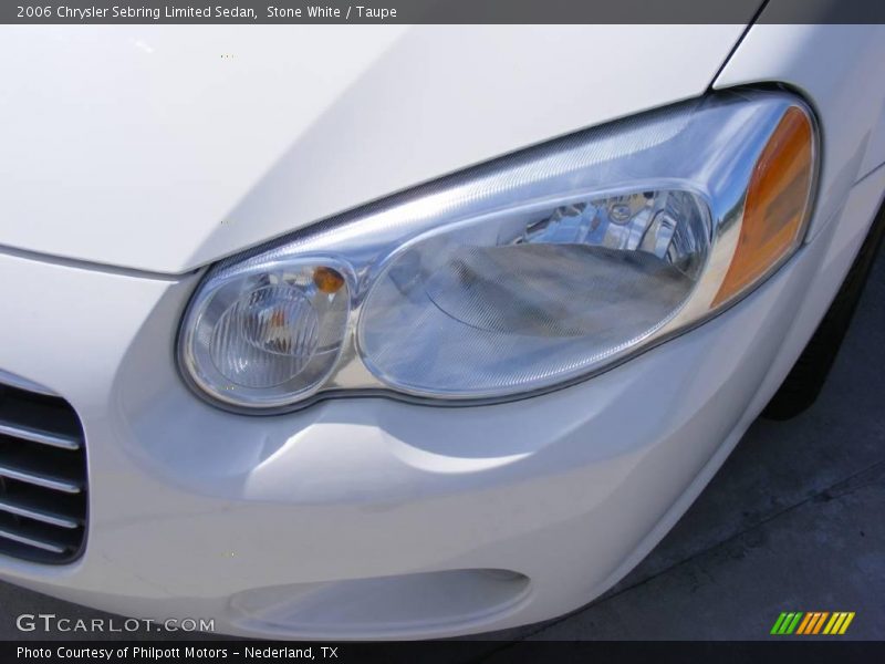 Stone White / Taupe 2006 Chrysler Sebring Limited Sedan