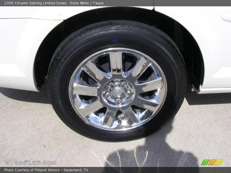 Stone White / Taupe 2006 Chrysler Sebring Limited Sedan