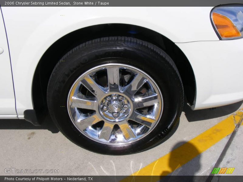 Stone White / Taupe 2006 Chrysler Sebring Limited Sedan