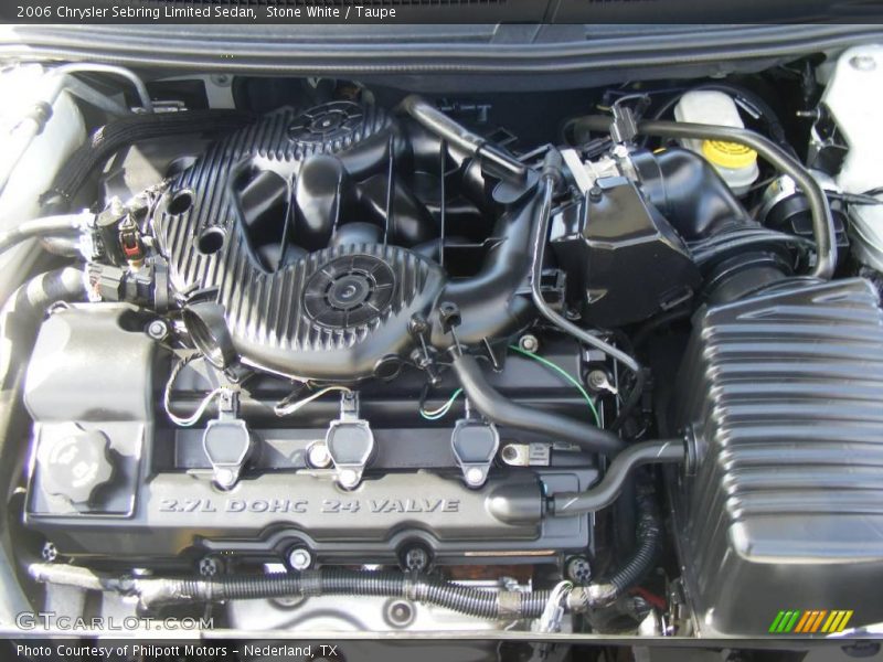 Stone White / Taupe 2006 Chrysler Sebring Limited Sedan