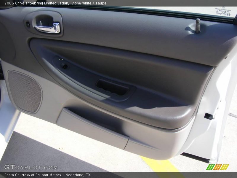 Stone White / Taupe 2006 Chrysler Sebring Limited Sedan