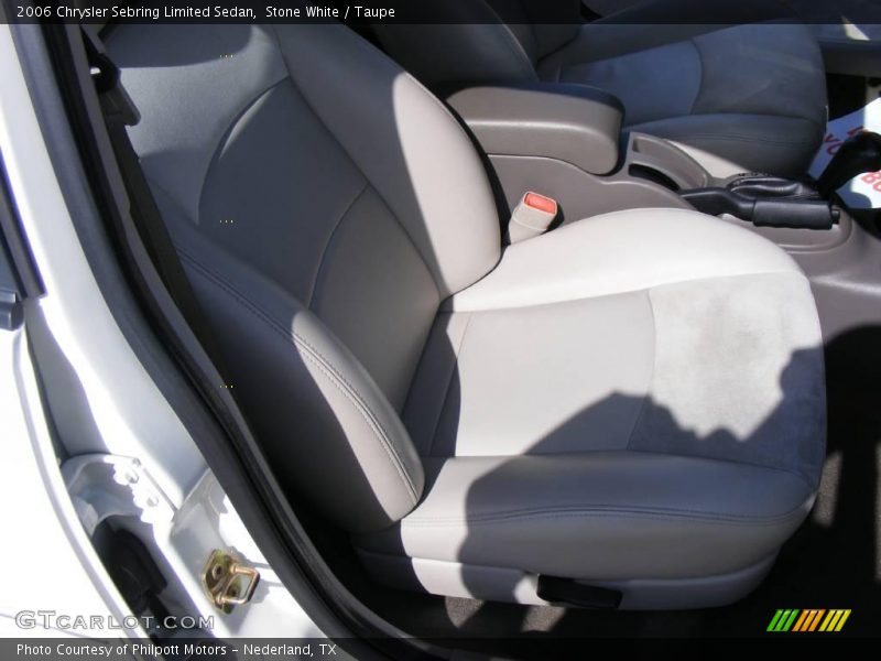 Stone White / Taupe 2006 Chrysler Sebring Limited Sedan