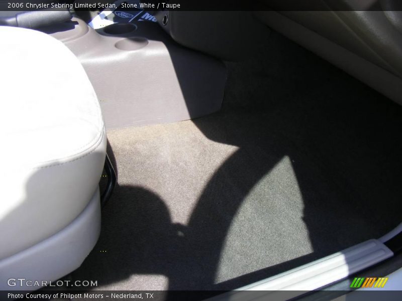 Stone White / Taupe 2006 Chrysler Sebring Limited Sedan