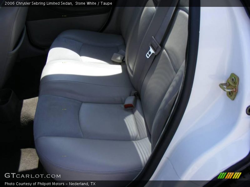 Stone White / Taupe 2006 Chrysler Sebring Limited Sedan