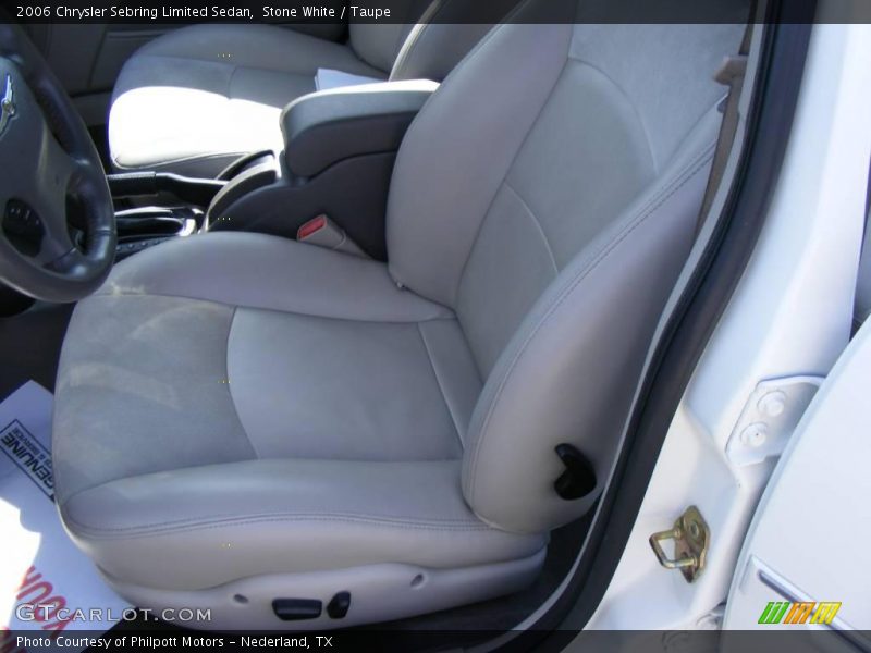 Stone White / Taupe 2006 Chrysler Sebring Limited Sedan